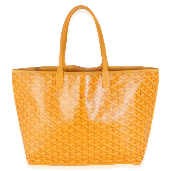 Goyard Yellow Goyardine Canvas Reversible Anjou PM - Picture 2 of 7
